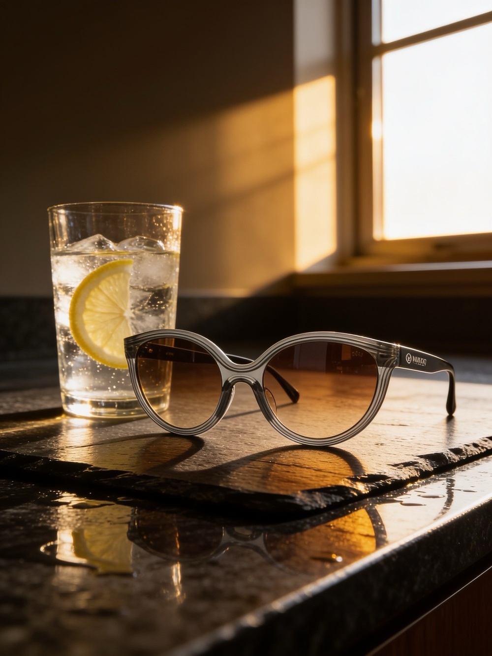 Chole’ gray blue sunglasses - Picture 7 of 10